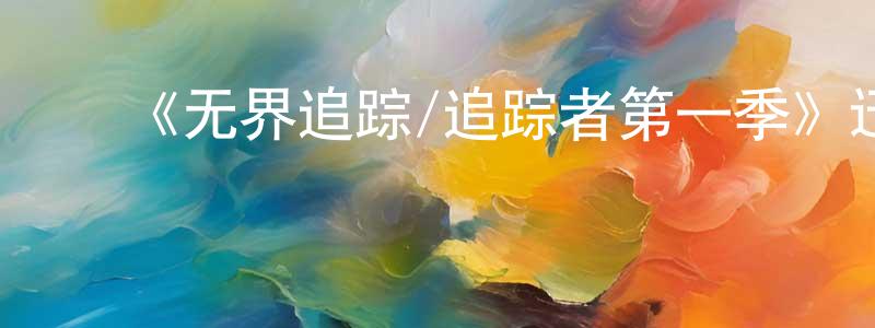 陈洪时发布《无界追踪/追踪者第一季》迅雷下载/在线观看-犯罪历史-美剧天堂